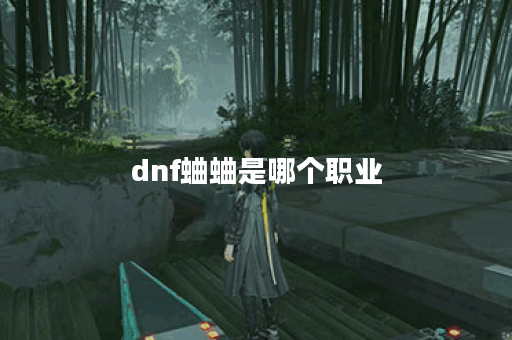 dnf蛐蛐是哪个职业