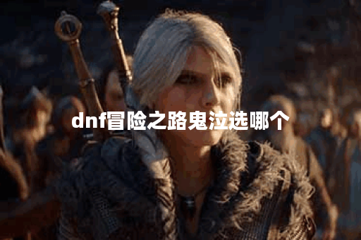 dnf冒险之路鬼泣选哪个