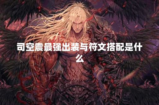 司空震最强出装与符文搭配是什么？如何选择最佳组合？