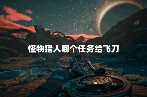 怪物猎人哪个任务给飞刀