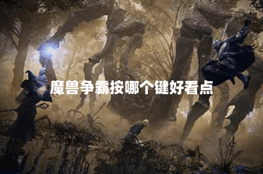 魔兽争霸按哪个键好看点