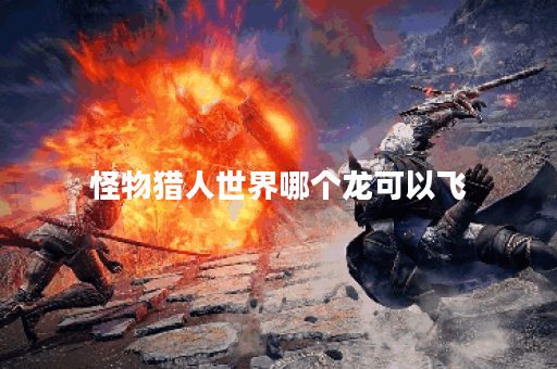 怪物猎人世界哪个龙可以飞