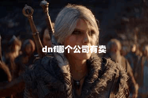 dnf哪个公司有卖
