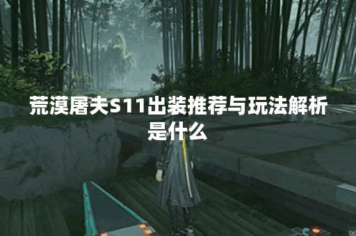 荒漠屠夫S11出装推荐与玩法解析是什么？