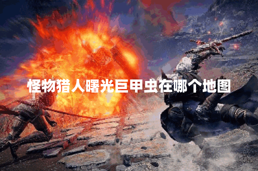 怪物猎人曙光巨甲虫在哪个地图