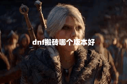 dnf搬砖哪个版本好