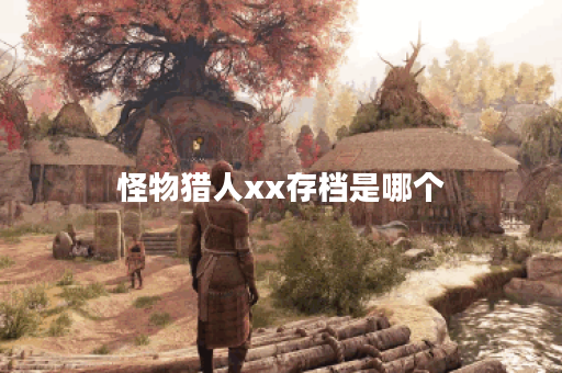 怪物猎人xx存档是哪个