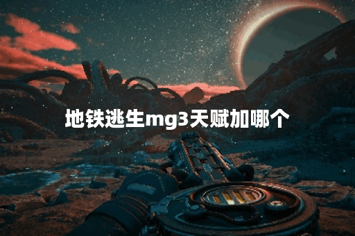 地铁逃生mg3天赋加哪个