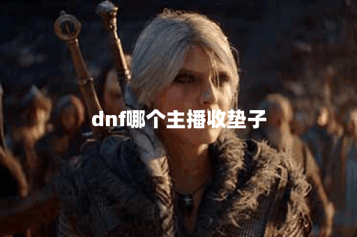 dnf哪个主播收垫子