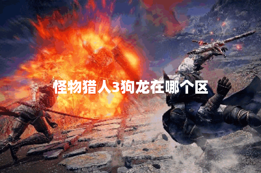 怪物猎人3狗龙在哪个区