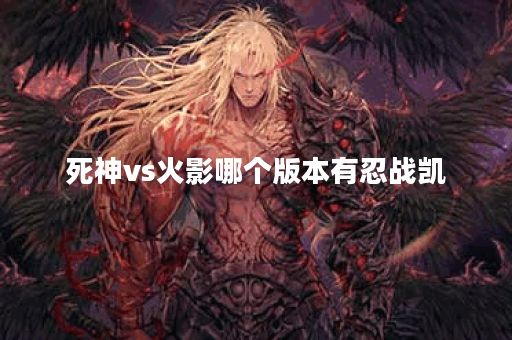 死神vs火影哪个版本有忍战凯