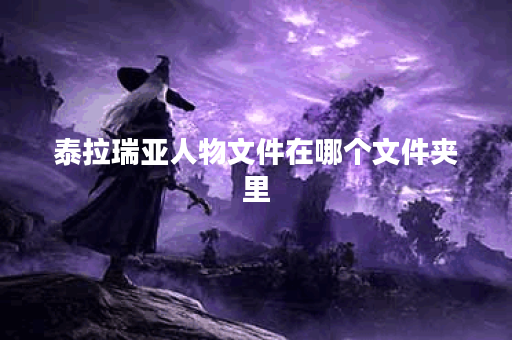 泰拉瑞亚人物文件在哪个文件夹里