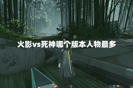 火影vs死神哪个版本人物最多