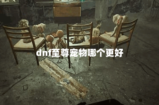 dnf至尊宠物哪个更好
