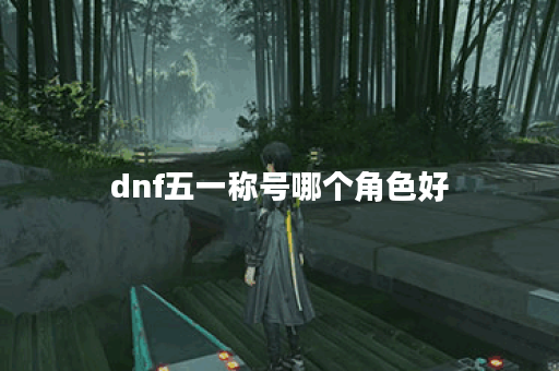 dnf五一称号哪个角色好