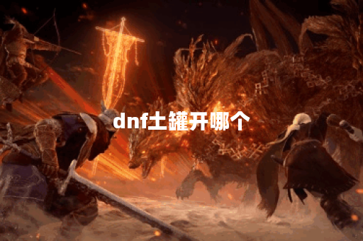 dnf土罐开哪个