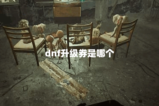 dnf升级券是哪个 dnf升级券是哪个