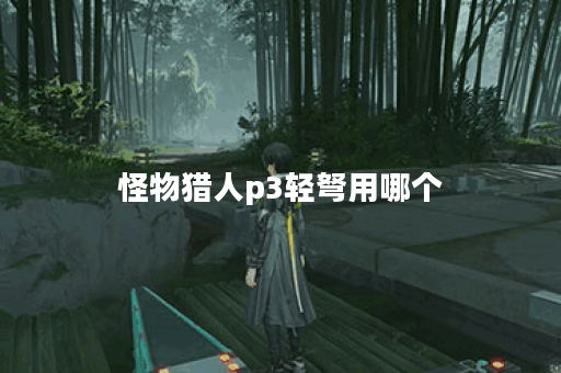 怪物猎人p3轻弩用哪个 怪物猎人p3轻弩用哪个