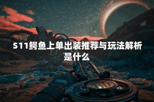 S11鳄鱼上单出装推荐与玩法解析是什么？