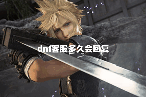 dnf客服多久会回复