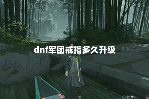 dnf军团戒指多久升级