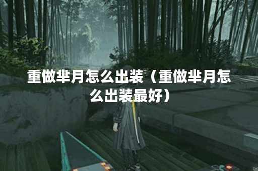 重做芈月怎么出装（重做芈月怎么出装最好）