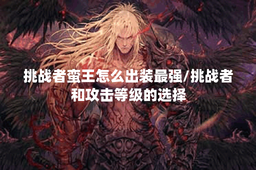 挑战者蛮王怎么出装最强/挑战者和攻击等级的选择
