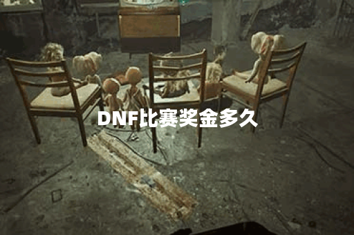 DNF比赛奖金多久