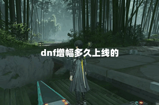 dnf增幅多久上线的