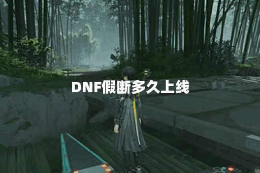 DNF假断多久上线 DNF假断多久上线