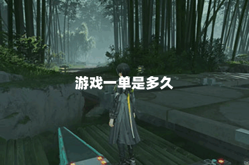 游戏一单是多久