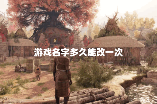 游戏名字多久能改一次
