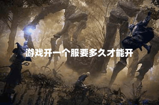 游戏开一个服要多久才能开