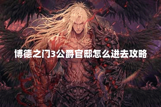 博德之门3公爵官邸怎么进去攻略