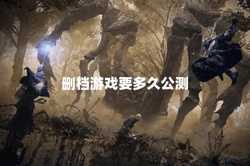 删档游戏要多久公测