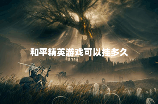 和平精英游戏可以挂多久