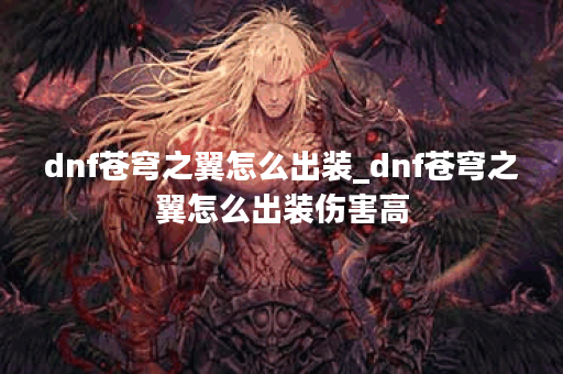 dnf苍穹之翼怎么出装_dnf苍穹之翼怎么出装伤害高
