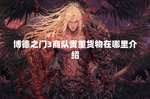 博德之门3商队贵重货物在哪里介绍