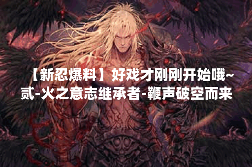 【新忍爆料】好戏才刚刚开始哦~贰-火之意志继承者-鞭声破空而来-