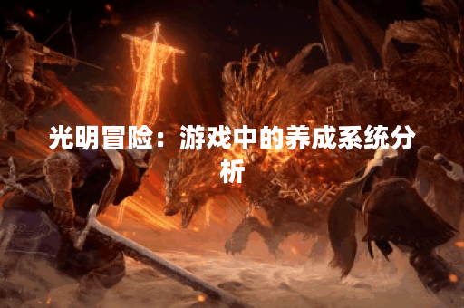 光明冒险：游戏中的养成系统分析