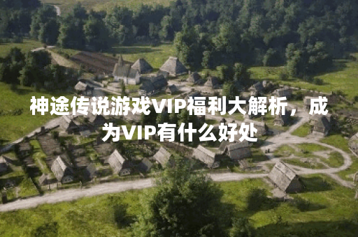 神途传说游戏VIP福利大解析，成为VIP有什么好处？