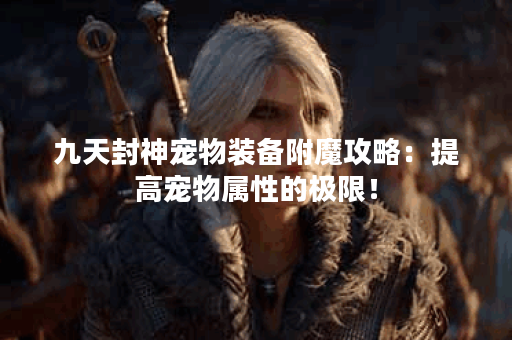 九天封神宠物装备附魔攻略：提高宠物属性的极限！