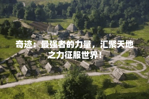 奇迹:最强者的力量,汇聚天地之力征服世界! 奇迹:最强者的力量,汇聚天地之力征服世界!