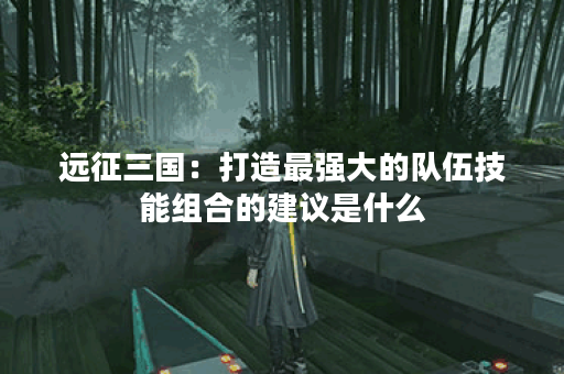 远征三国：打造最强大的队伍技能组合的建议是什么？