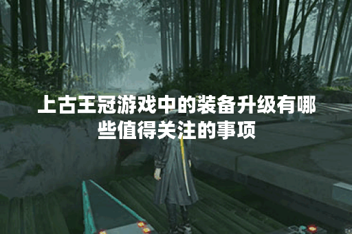 上古王冠游戏中的装备升级有哪些值得关注的事项？