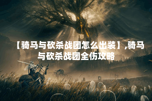 【骑马与砍杀战团怎么出装】,骑马与砍杀战团全伤攻略