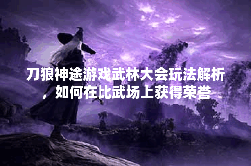 刀狼神途游戏武林大会玩法解析，如何在比武场上获得荣誉？
