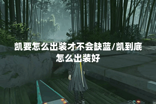 凯要怎么出装才不会缺蓝/凯到底怎么出装好