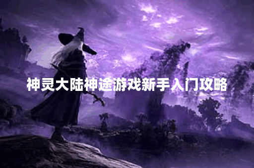 神灵大陆神途游戏新手入门攻略