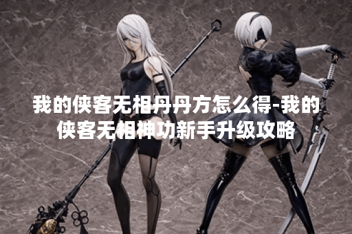 我的侠客无相丹丹方怎么得-我的侠客无相神功新手升级攻略